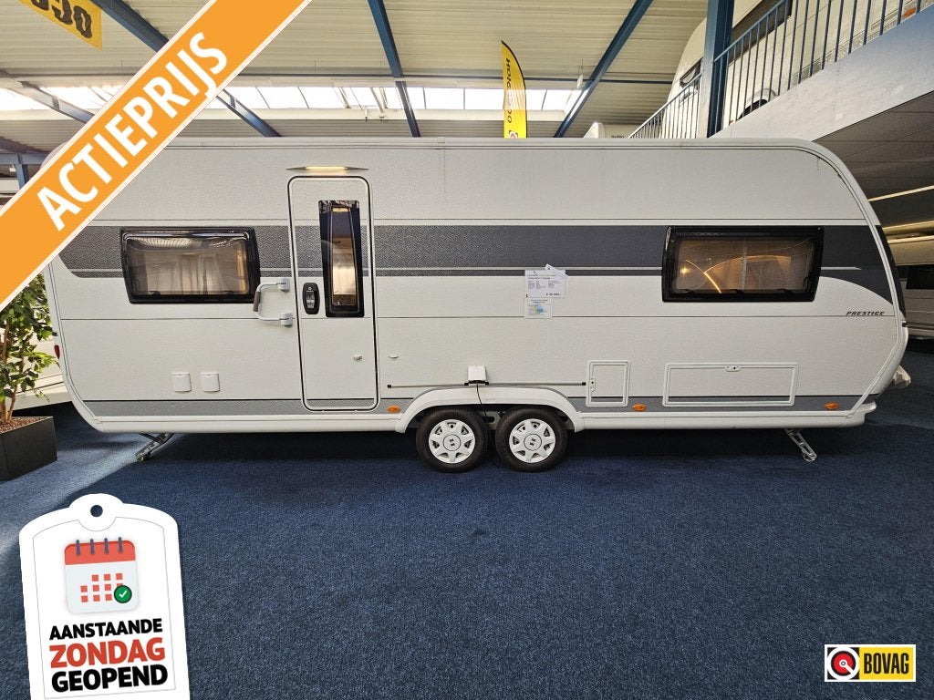 Hobby Prestige 620 CL NW VOORTENT/ COMBI 6E, Serviceluik, Rondzit, Hobby, Bedrijf