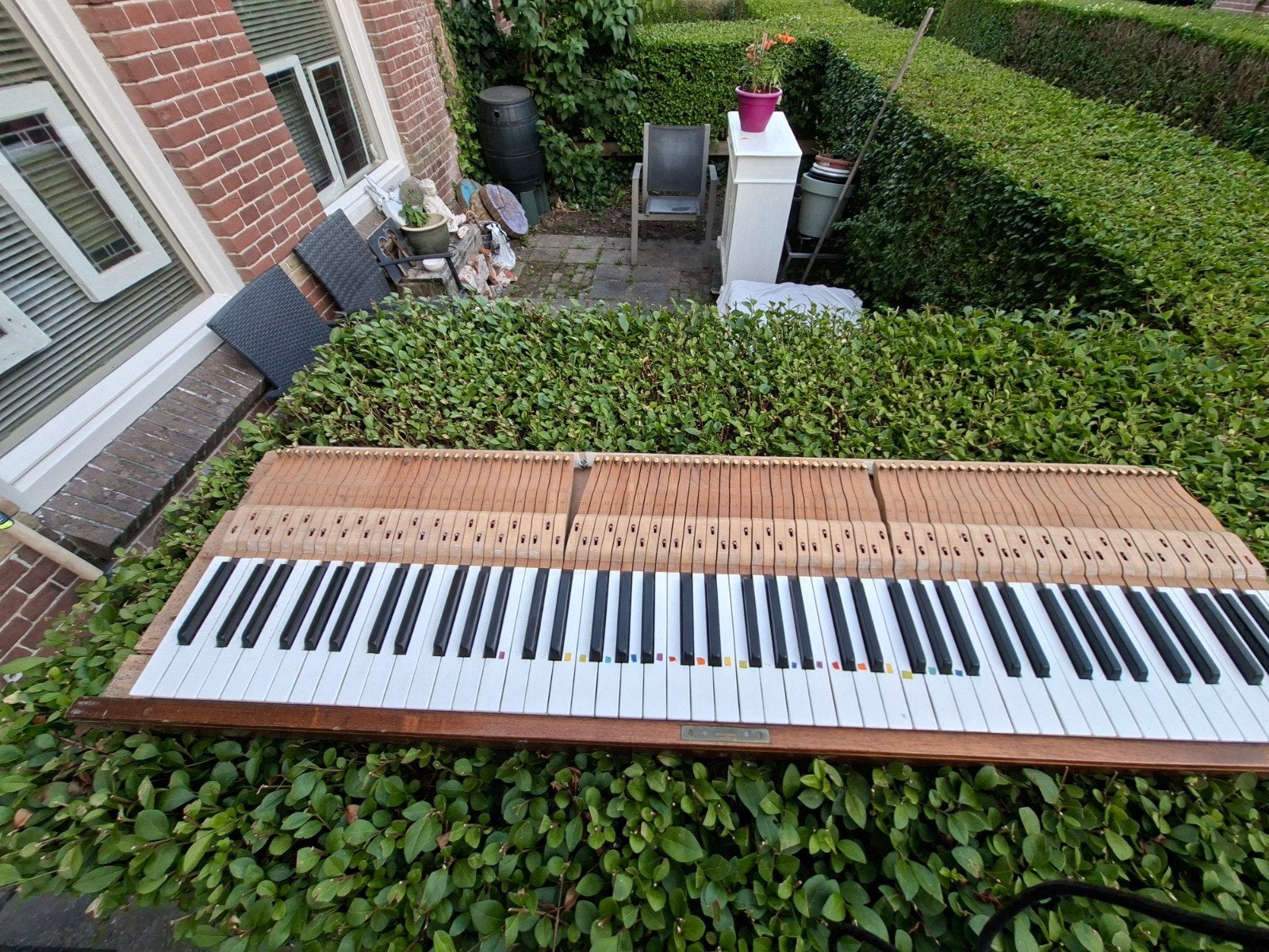 Klavier in perfecte staat studie piano, Ophalen, Gebruikt