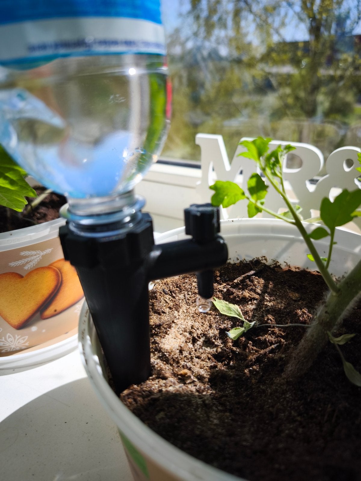 Automatische Plantenbewatering met Instelbare Waterafgifte, Tuin en Terras, Druppelsystemen, Ophalen of Verzenden, Nieuw
