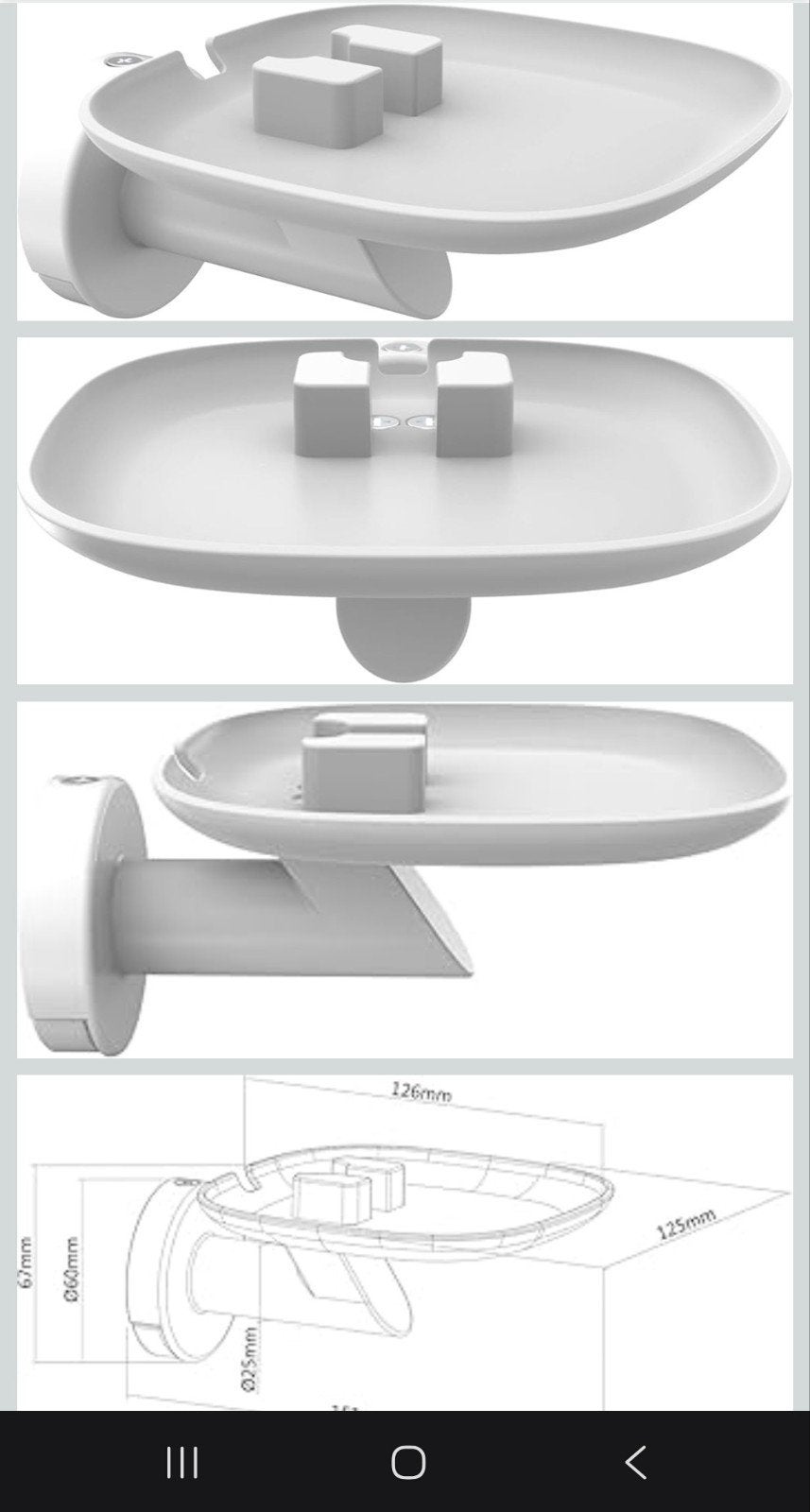 2x PureMounts metalen muurbeugels voor Sonos One/Play:1
