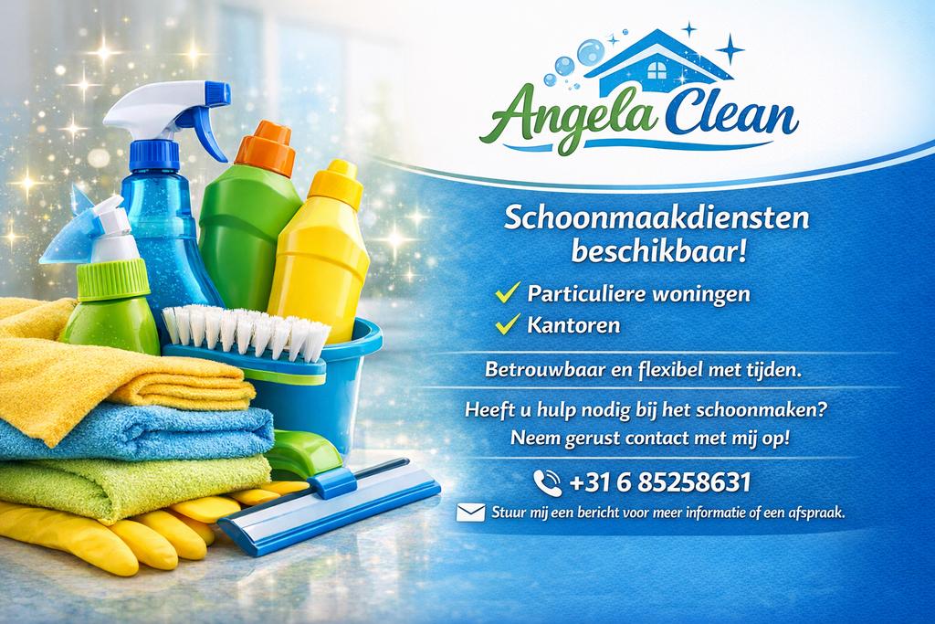 Schoonmaakdiensten beschikbaar!, Vacatures, Vacatures | Schoonmaak en Facilitaire diensten, Overige niveaus, Vanaf 10 jaar, Overige vormen