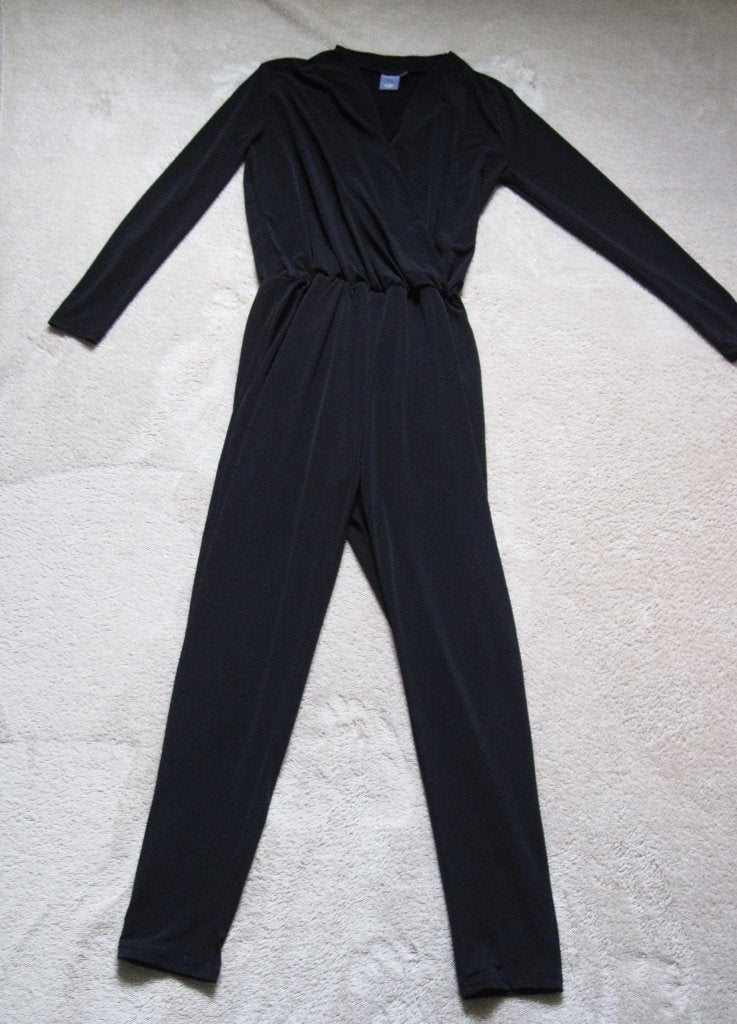 qbr  LEUKE JUMPSUIT van ICHI Maat:S/M, Kleding | Dames, Ophalen of Verzenden, Zo goed als nieuw, Maat 38/40 (M), Zwart