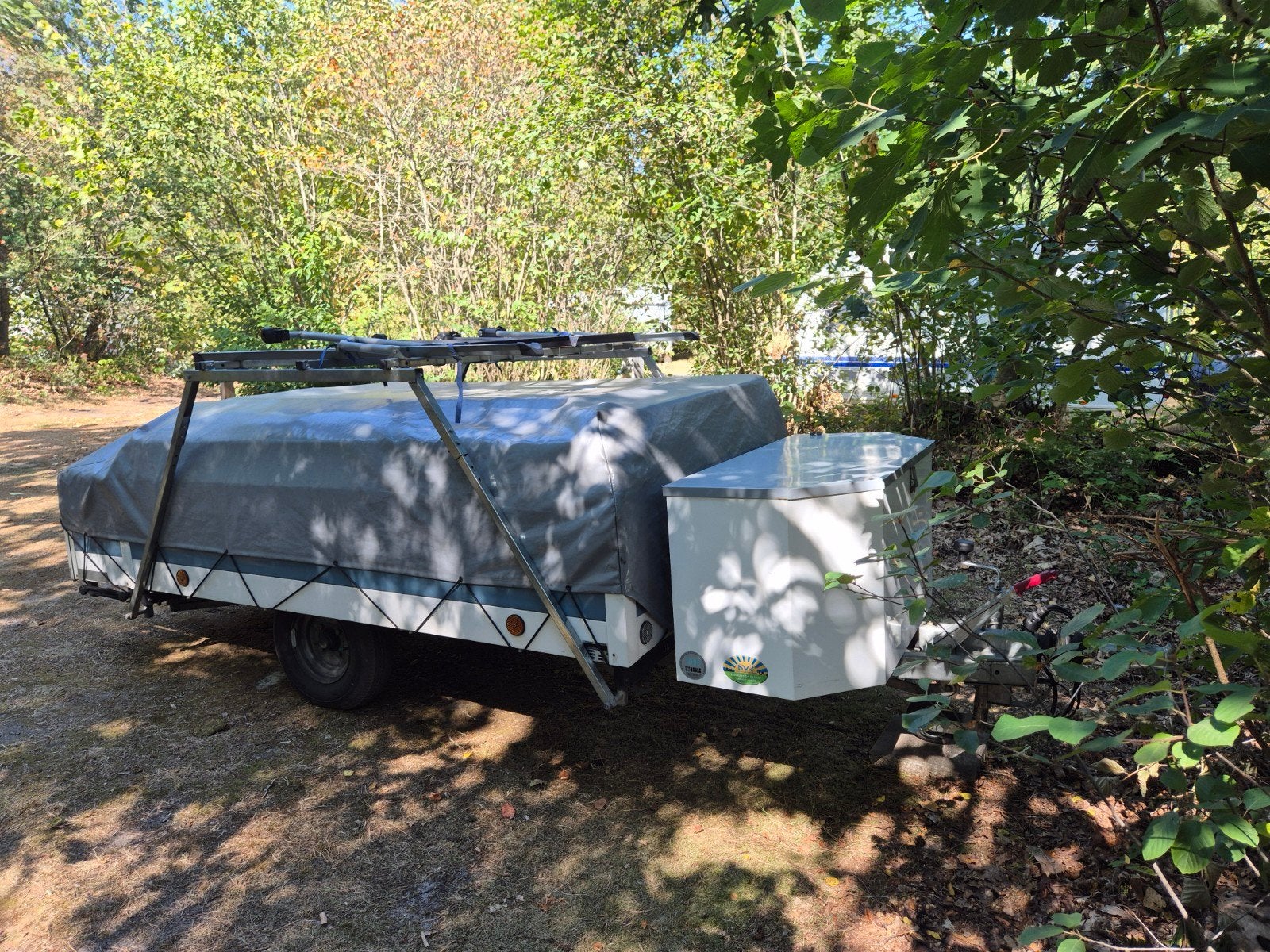 Nette vouwwagen te koop, Ophalen, Trigano, Aanwezig, Tot en met 6