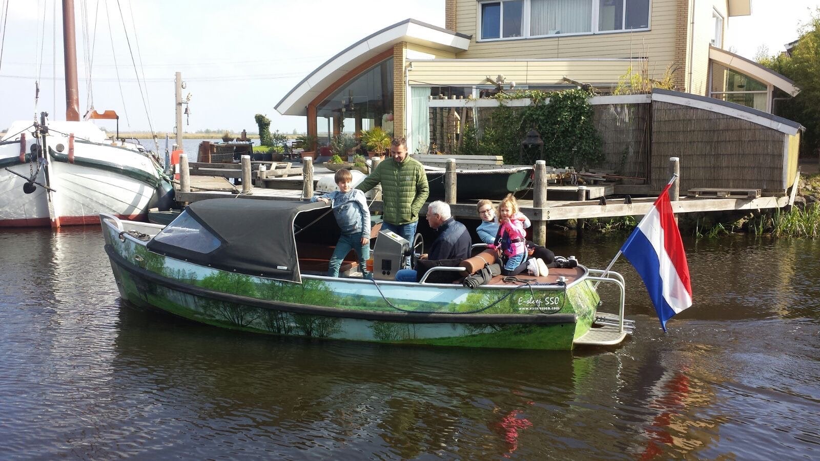 Elektrische, onderhoudsvrije, aluminium sloep Van Vossen 550, Watersport en Boten, Binnenboordmotor, Elektrisch, Aluminium, Ophalen