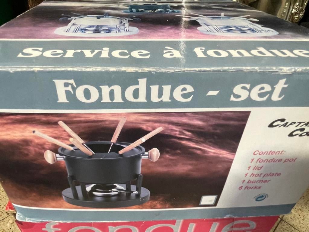 Fondue set, Ophalen of Verzenden, Gebruikt, Brander, Fondueset