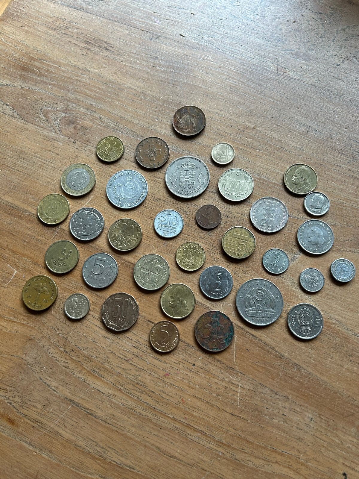 Diverse munten uit verschillende werelddelen, Ophalen of Verzenden, Overige landen, Setje