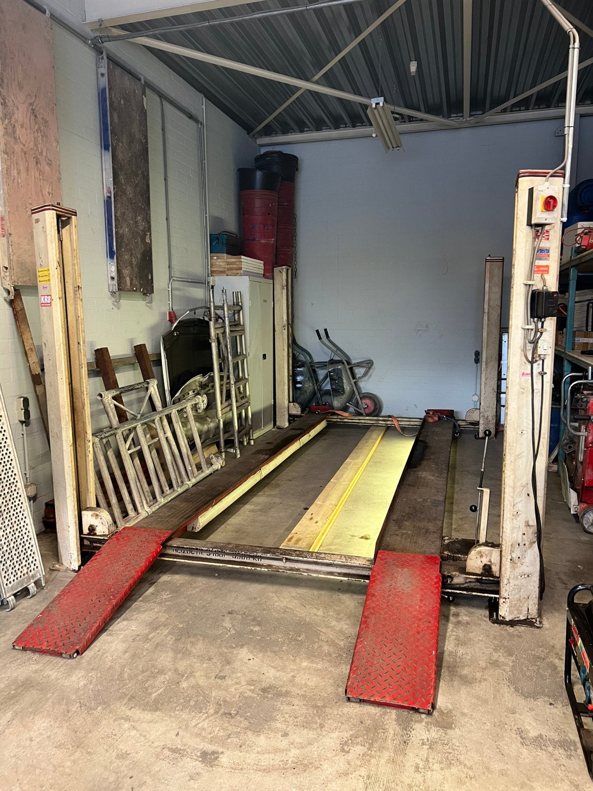 4 koloms hefbrug koni 3500kg, Auto diversen, Autogereedschap, Ophalen of Verzenden, Zo goed als nieuw