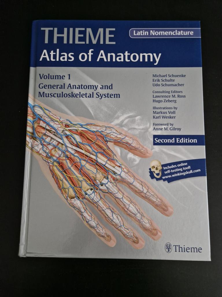 Studieboek fysiotherapie Thieme Atlas of Anatomy, Ophalen of Verzenden, Beta, Nieuw, HBO