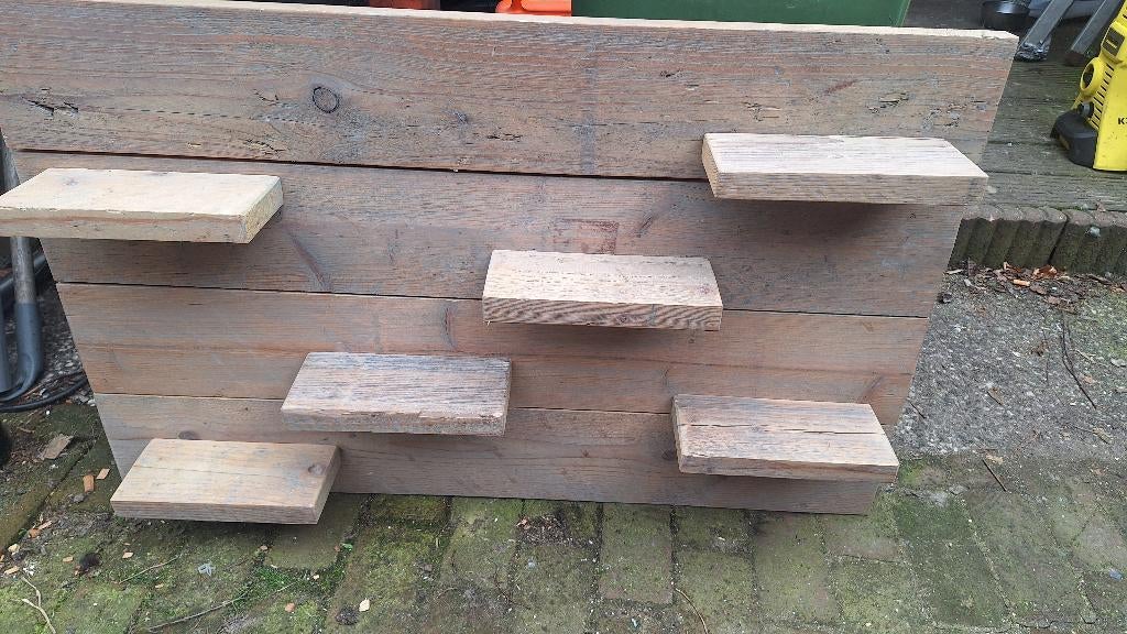 houten etagere bv voor planten, Huis en Inrichting, Woonaccessoires | Etagères, Ophalen of Verzenden