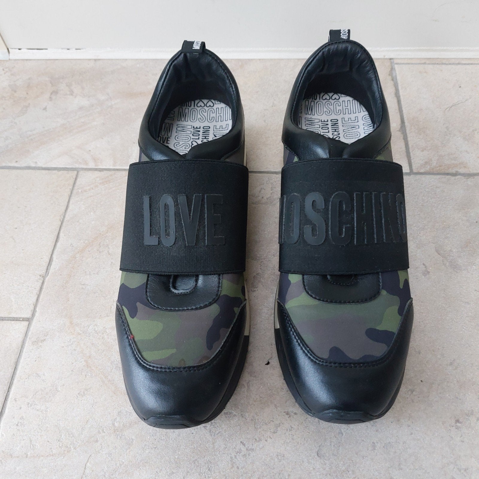 Love Moschino schoenen maat 40, Love Moschino, Ophalen of Verzenden, Groen, Sneakers of Gympen