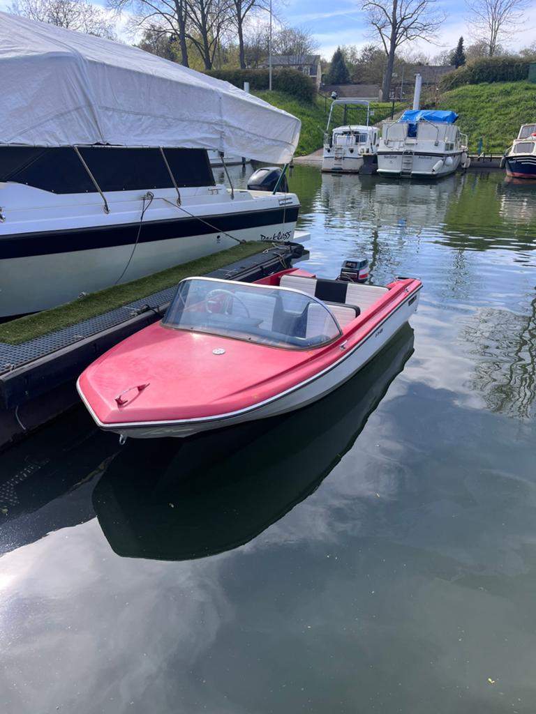 Beekman 390 Olympic 1976, Watersport en Boten, Speedboten, Ophalen, Gebruikt, 4 m, Elektrische start
