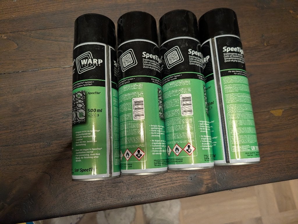 Warp Systems SpeeTight spuitlijm SpeeTile 4x 500 ml nieuw, Minder dan 30 cm, Overige typen, Nieuw, Minder dan 60 cm