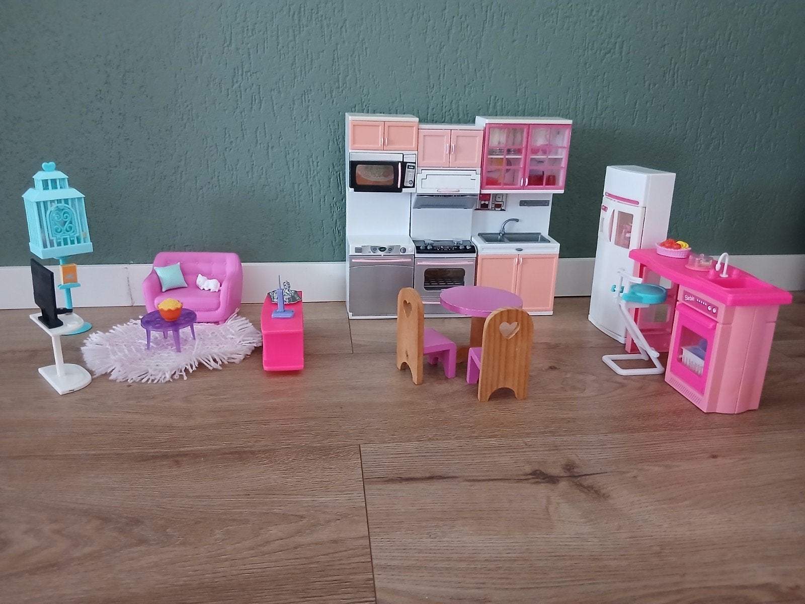 barbiehuis set, Ophalen, Gebruikt