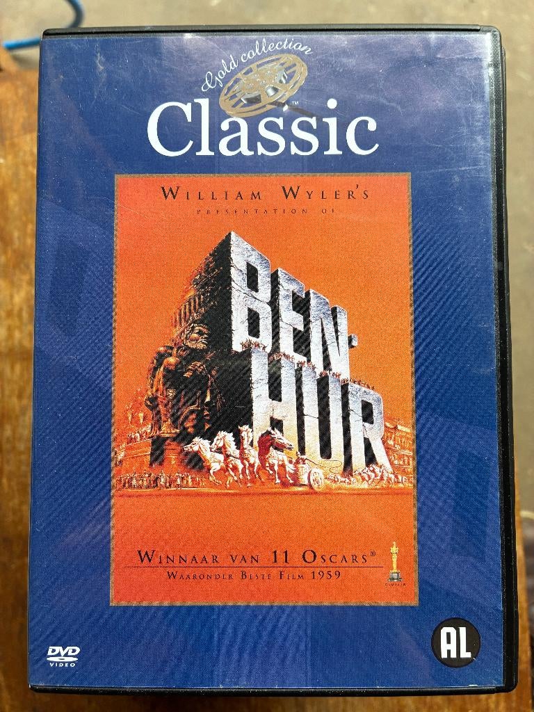 Ben Hur DVD (Klassieker, 11 Oscars !), Cd's en Dvd's, Dvd's | Klassiekers, Drama, Ophalen of Verzenden, Zo goed als nieuw, 1940 tot 1960