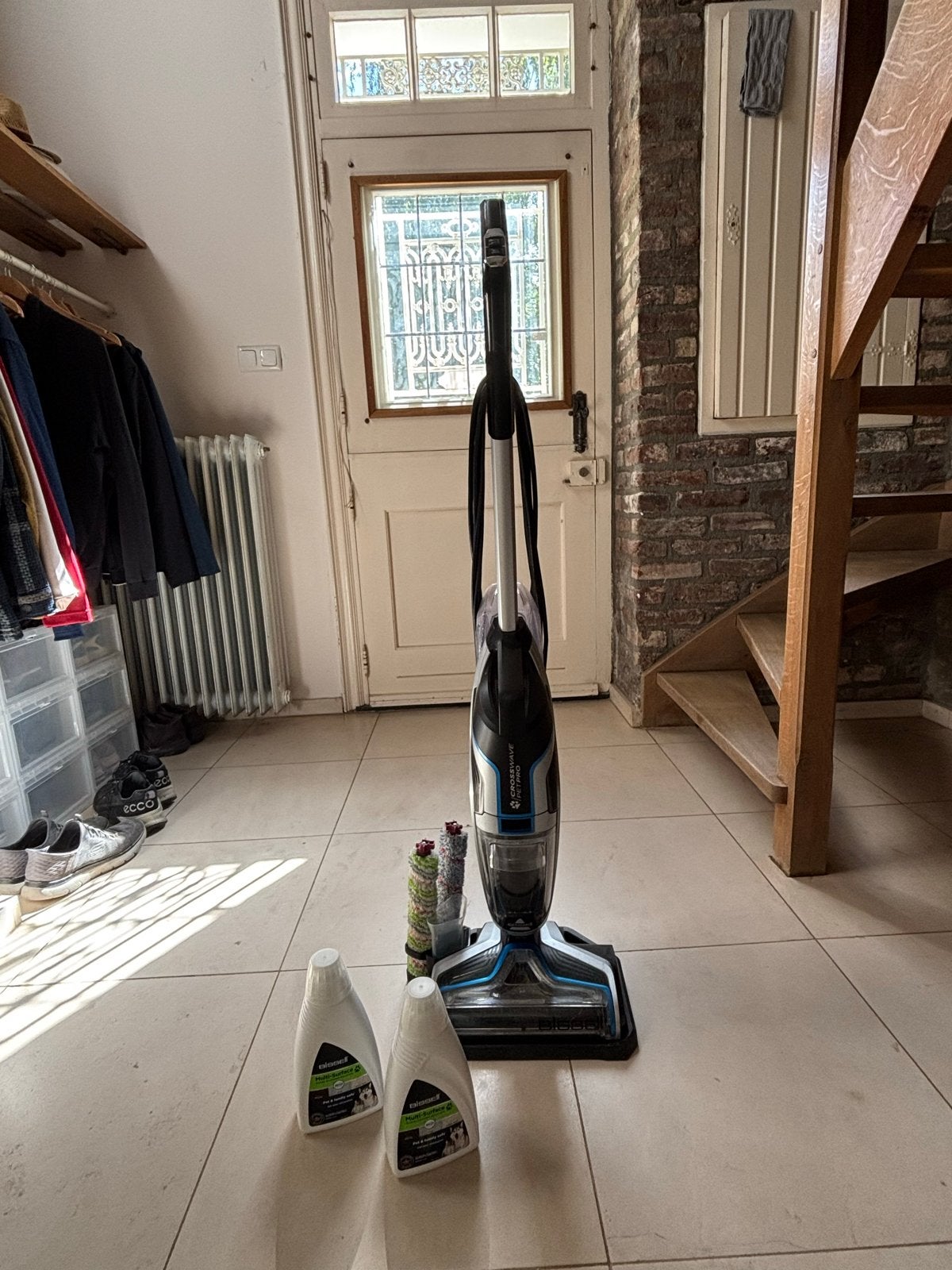 Bissell CrossWave X7 Plus Pet Pro - Stofzuiger en Dweil, Overige merken, Draadloos, Zo goed als nieuw, Reservoir