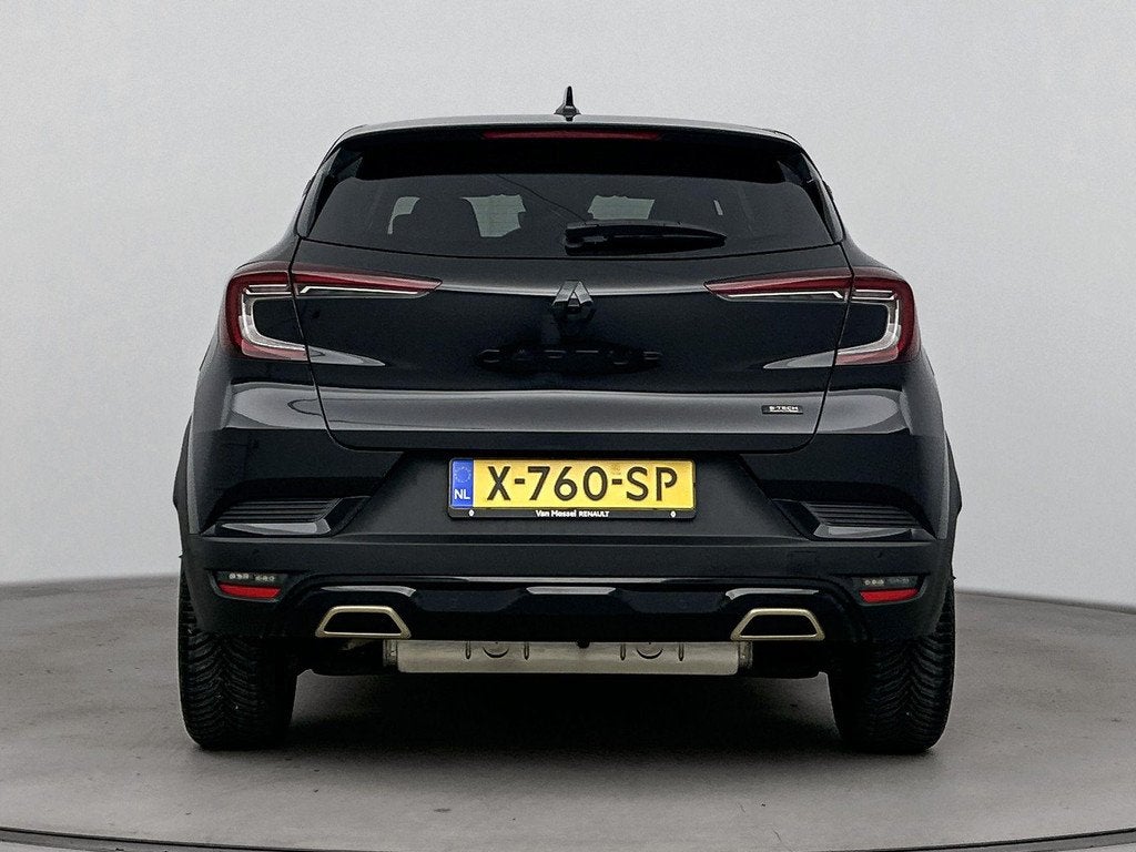 Renault Captur 1.6 E-Tech Plug-In Hybrid E-Tech Engineered 1, Auto's, Gebruikt, Leder en Stof, Zwart, Bedrijf