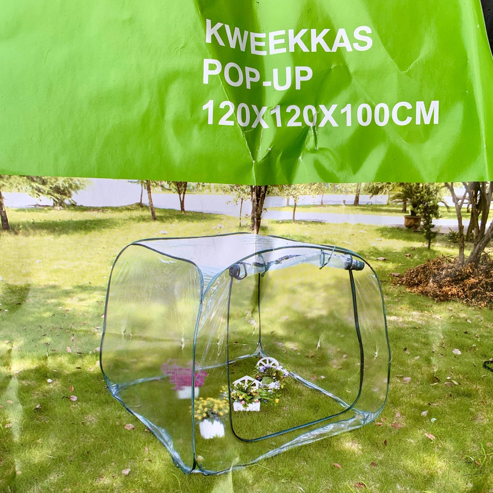 Pop-up Kweekkas 120x120x100CM, Ophalen, Nieuw, Kweekbak
