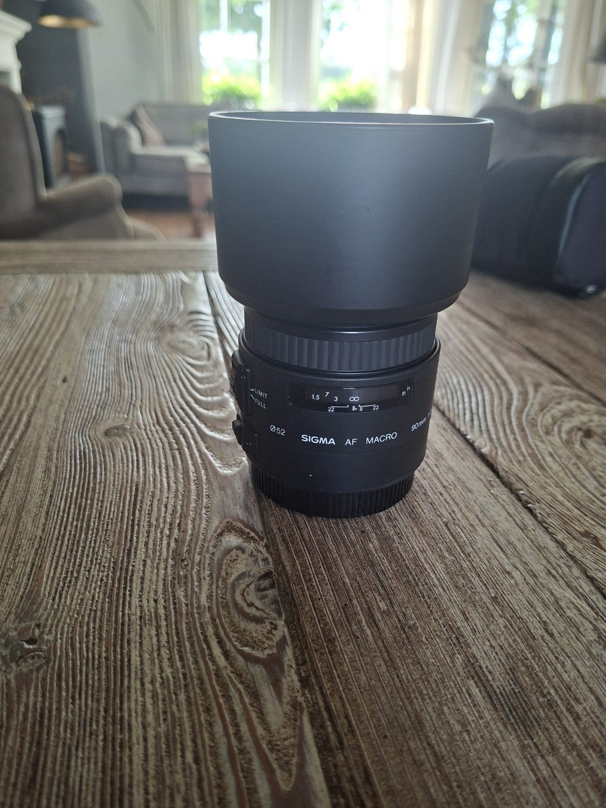 sigma macrolens 90 mm 2.8, 90 mm, Gebruikt, Ophalen of Verzenden, Macrolens