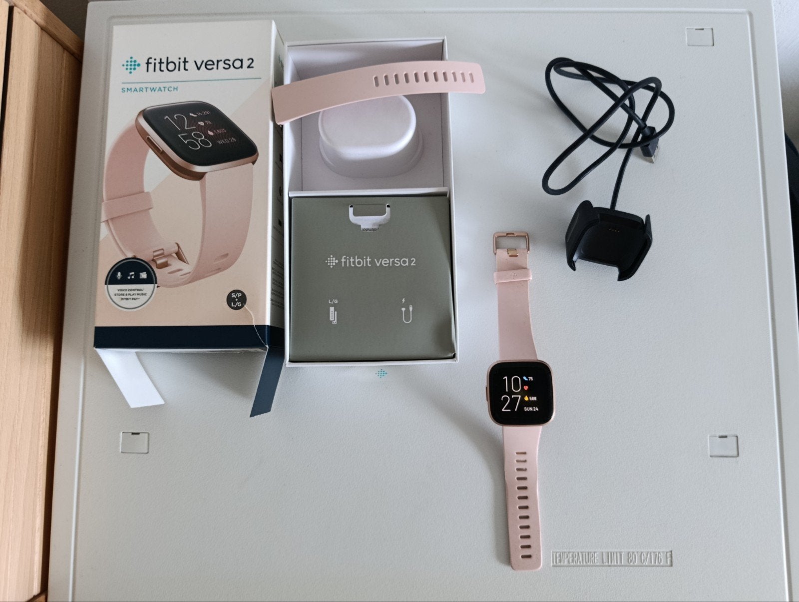 Fitbit Versa 2 in geweldige staat en volledig getest, Ophalen of Verzenden
