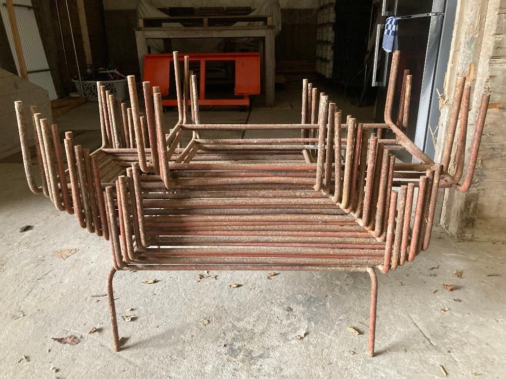 Palletwagen met pallets en kratten, Ophalen, Gebruikt, 100 cm of meer, 60 cm of meer