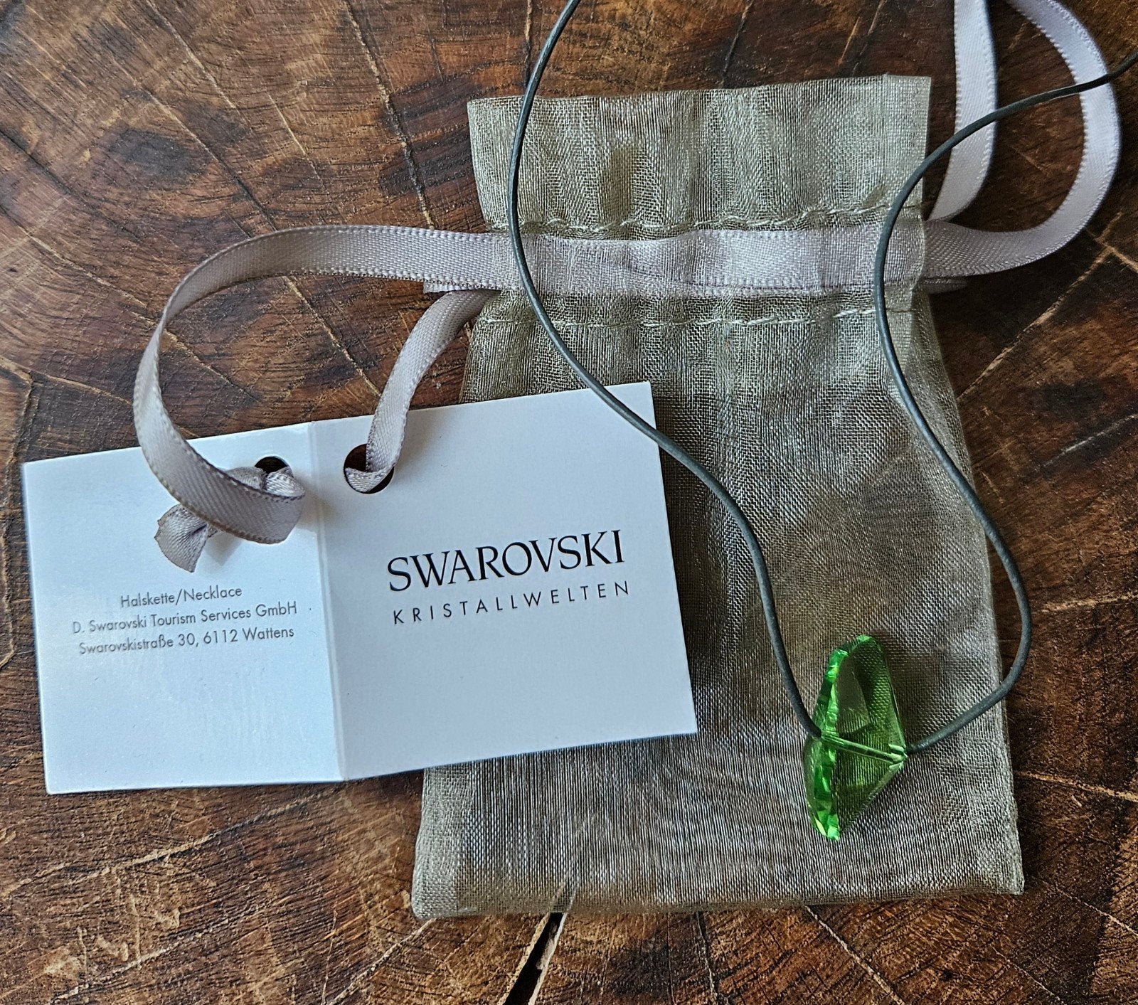 Originele Swarovski Kristallwelten halsketting, Ophalen of Verzenden, Zo goed als nieuw, Sieraad of Horloge