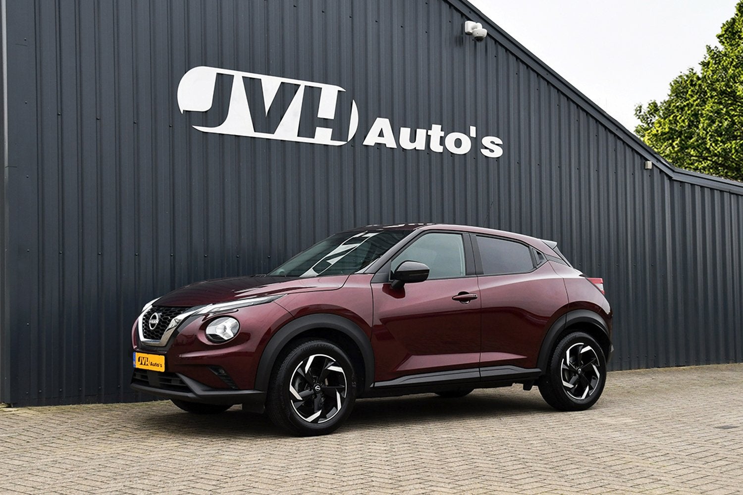 Nissan Juke 1.0 DiG-T AUT Acenta 10-2023 | BTW | Navi | Appl, Auto's, Stof, Gebruikt, Huisgarantie, Met garantie (alle)