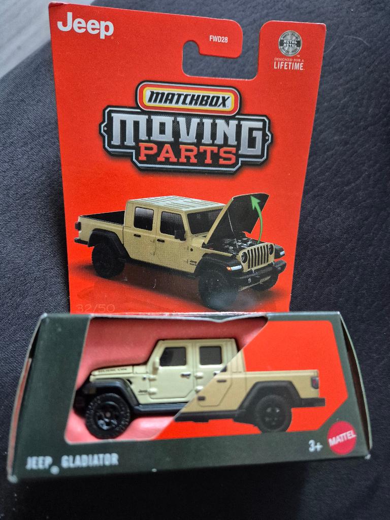 Matchbox moving parts jeep gladiator let op, Ophalen of Verzenden, Nieuw, Auto