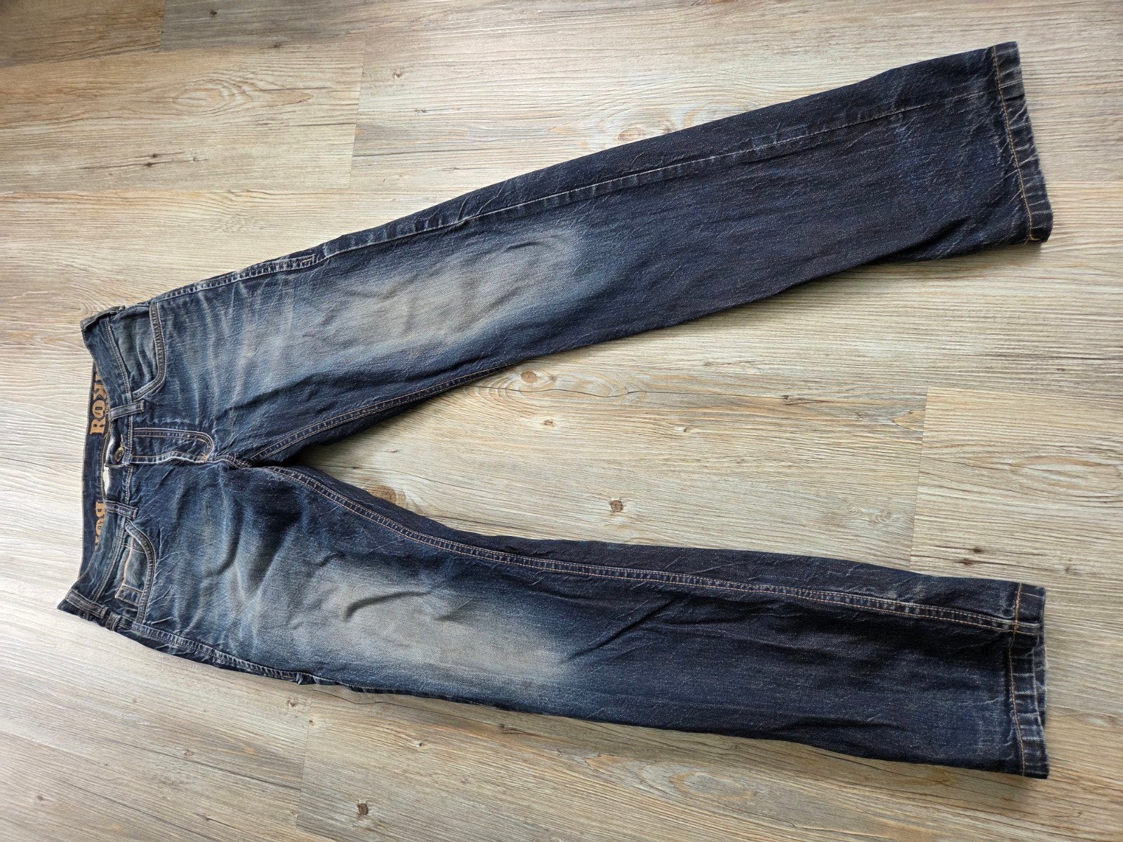 RØKKER Jeans W29/L34 - Schoeller Dynatec, Blauw, W32 (confectie 46) of kleiner, Ophalen of Verzenden, RØKKER