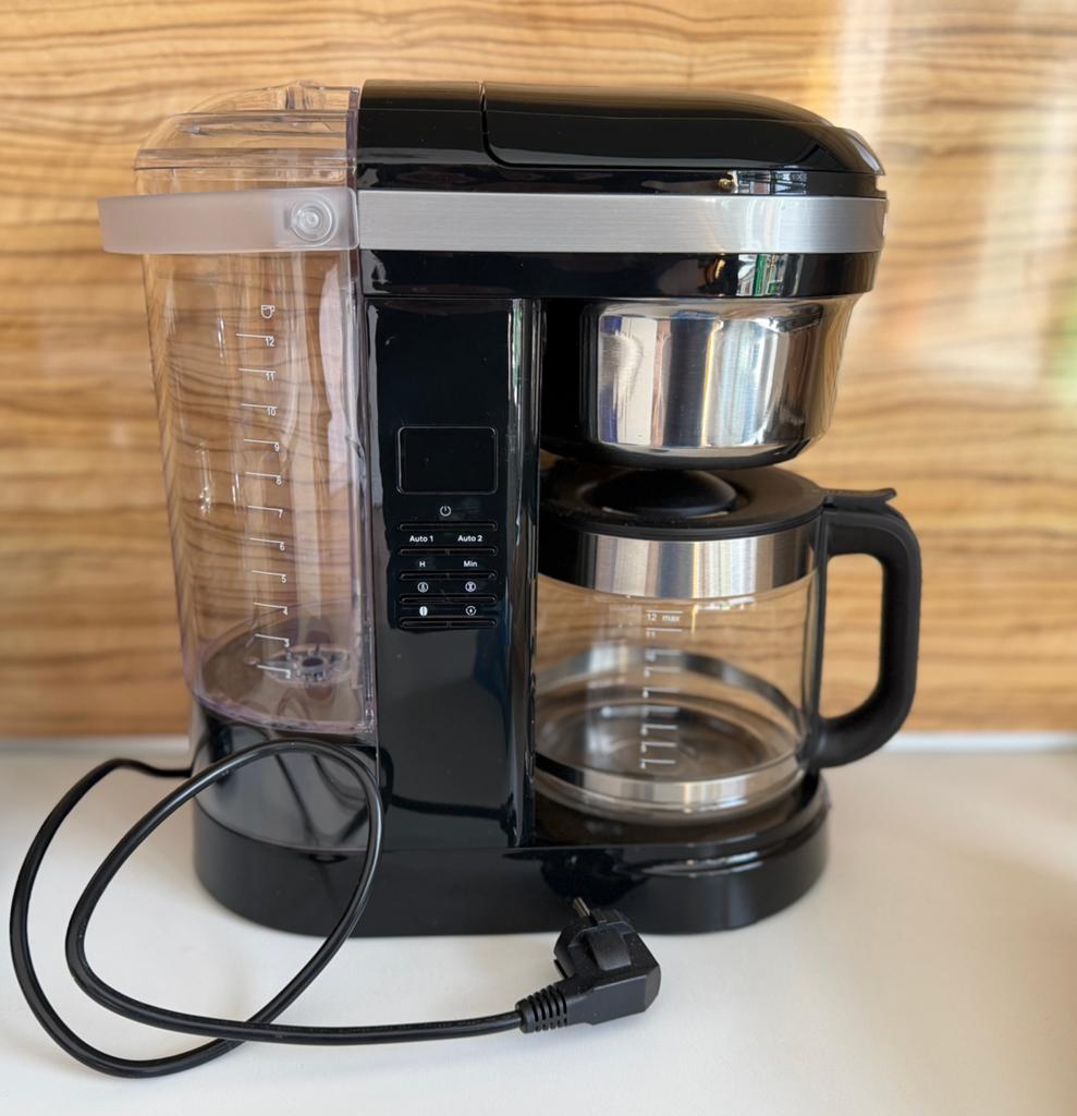 KitchenAid Koffiezetapparaat - 12 kopjes, timer, Afneembaar waterreservoir, 10 kopjes of meer, Koffiemachine, Gemalen koffie