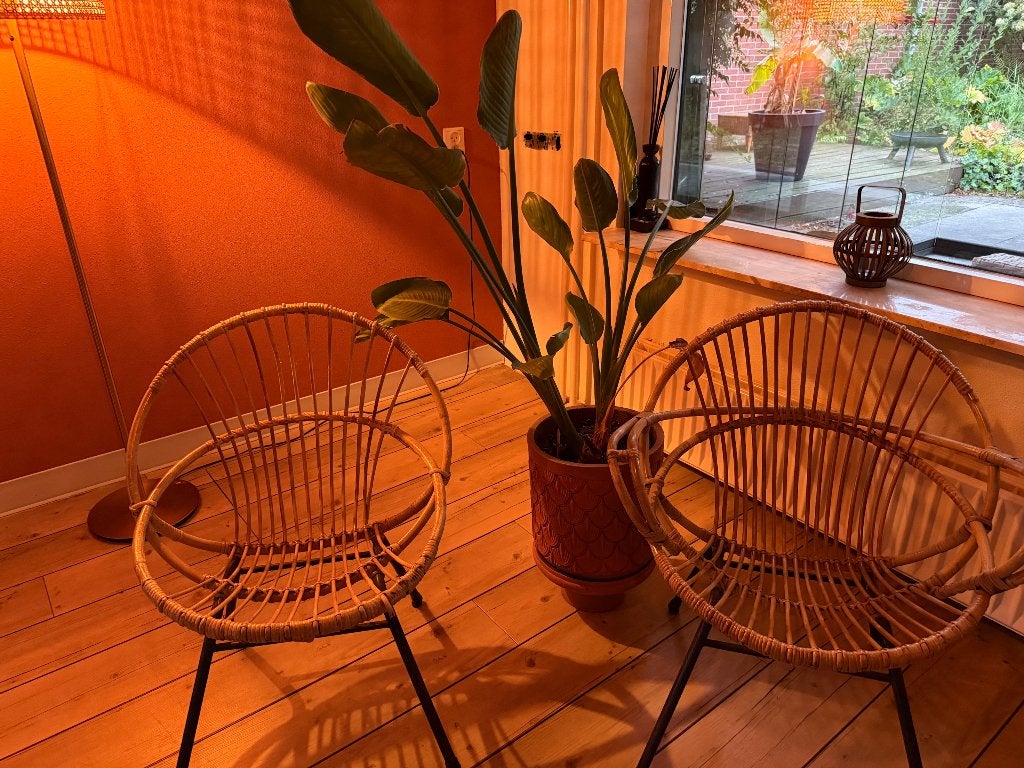 Rotan stoeltjes, Ophalen, Zo goed als nieuw, Rotan