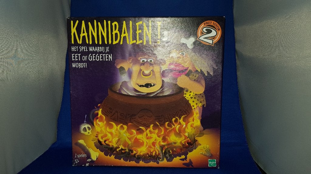 Kannibalen bordspel, Hasbro 2000. 2 spelers, 12+. K3