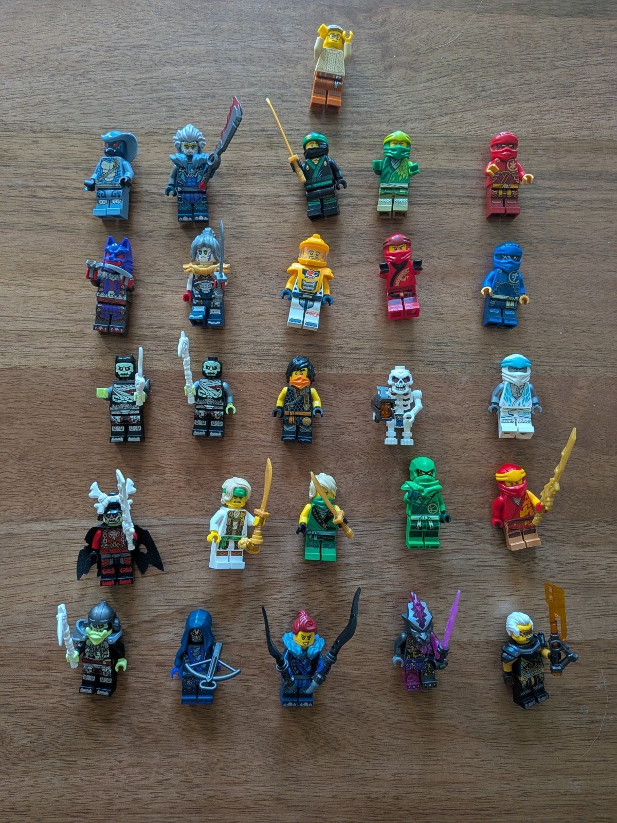 LEGO Ninjago Minifiguren Lot - 26 Originele Figuren + Wapens, Lego, Ophalen of Verzenden, Zo goed als nieuw, Ninjago