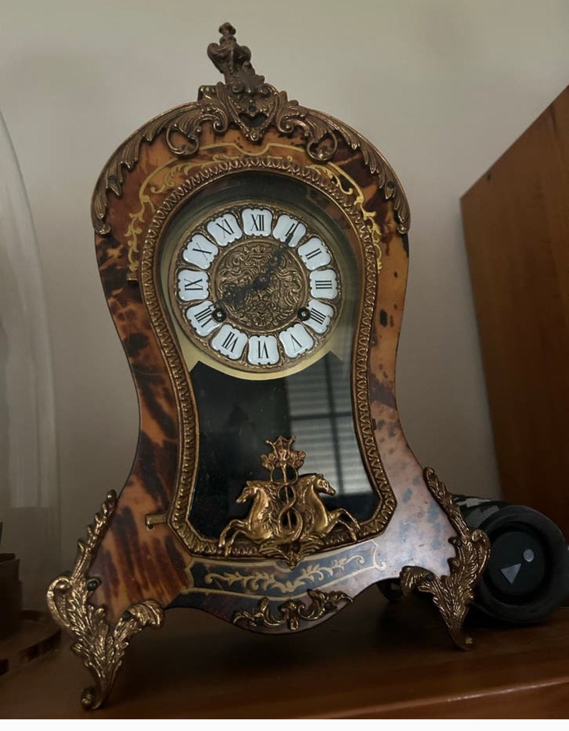 Antieke Hermle Schouwklok - Made in West-Germany, Ophalen