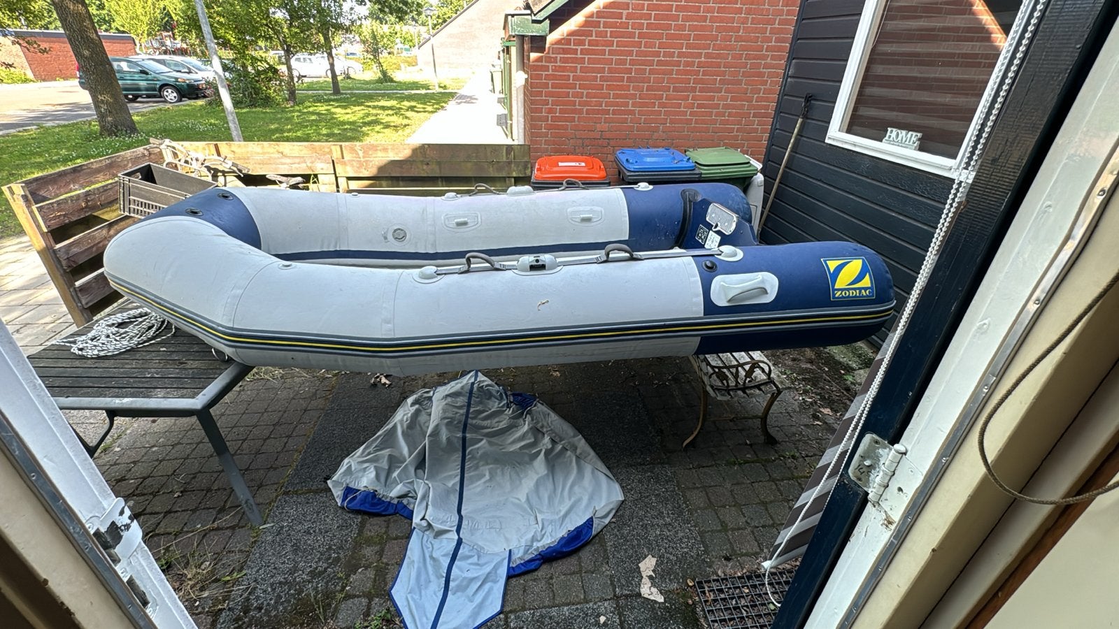 Zodiac rubberboot 3,10 met Mercury buitenboordmotor, Watersport en Boten, Ophalen, Aluminium, Zodiac, Gebruikt