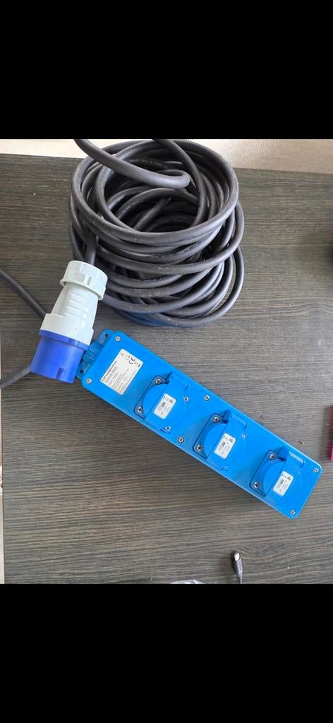CEE Stekkerdoos, Ophalen of Verzenden, Kabel of Snoer