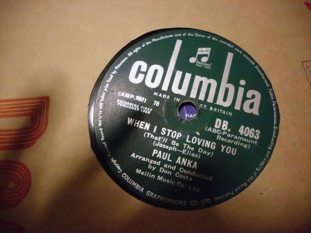 78 rpm p.anka, Ophalen of Verzenden, Gebruikt, 10 inch