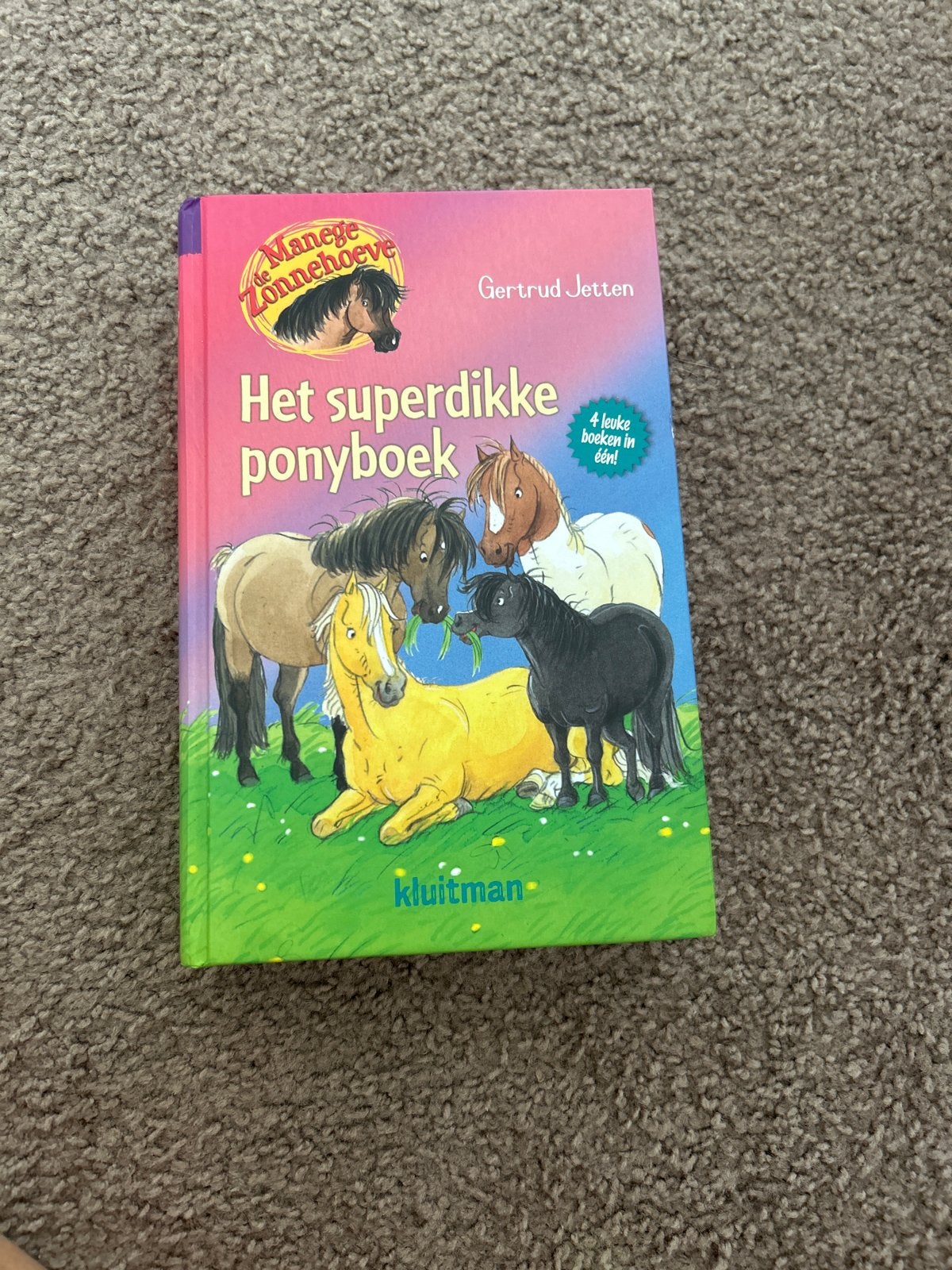 Het superdikke ponyboek - Manege de Zonnehoeve, Boeken, Kinderboeken | Jeugd | onder 10 jaar, Ophalen, Zo goed als nieuw, Fictie algemeen