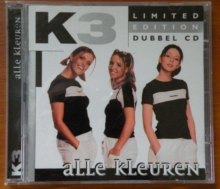 K3 Alle kleuren, dubbel c.d., limited edition. 2001., Ophalen of Verzenden, Zo goed als nieuw
