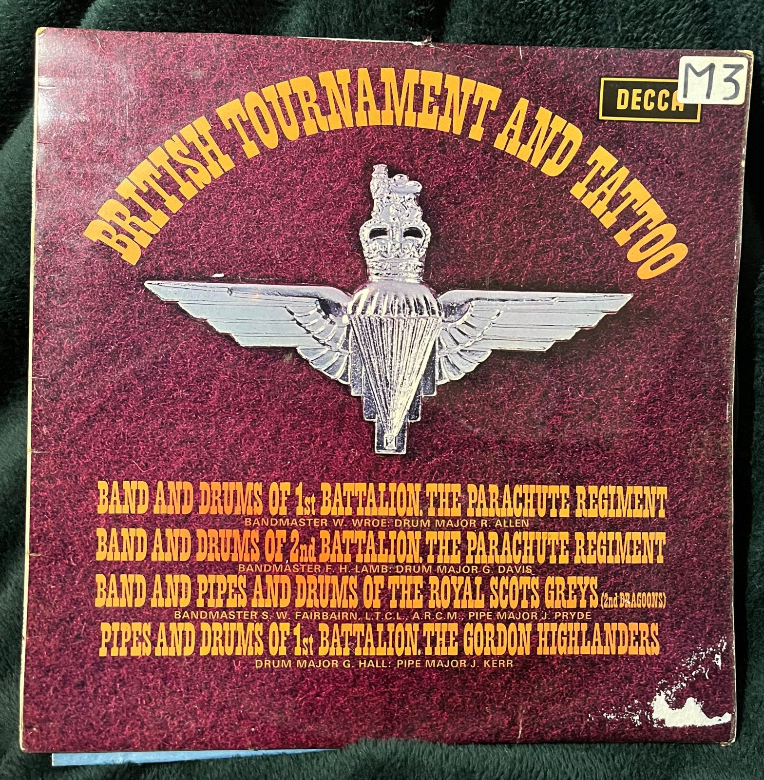 Elpee Vinyl The Parachute Regiment muziek 1944 Airborne, Verzamelen, Ophalen of Verzenden