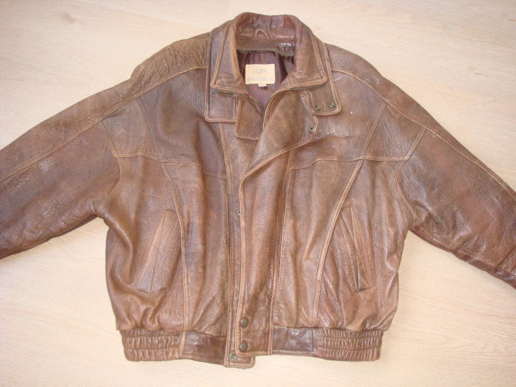 Leren jack jas gevoerd maat XL zo goed als nieuw, Kleding | Heren, Jassen | Winter, Ophalen of Verzenden, Zo goed als nieuw, Maat 56/58 (XL)