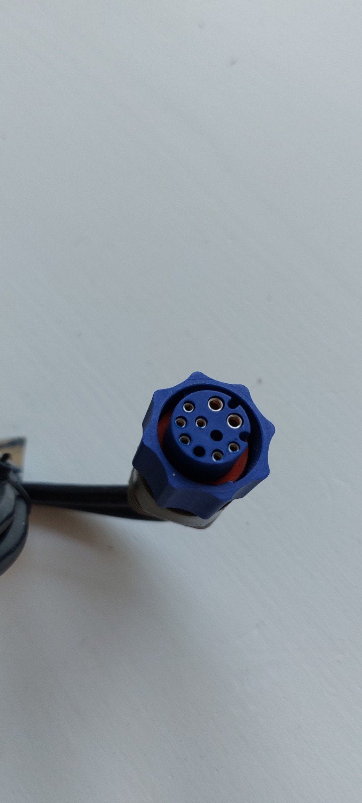 Lowrance stroom- en datakabel met blauwe connector, compatib, Ophalen of Verzenden, Zo goed als nieuw, Kaartplotter of Fish Finder