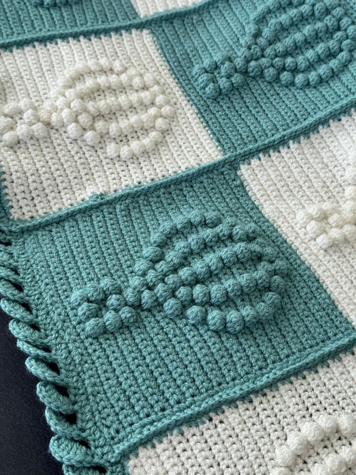Handgemaakte babydeken met luchtballon motief (100x100cm), Kinderen en Baby's, Dekens, Slaapzakjes en Inbakerproducten, Ophalen