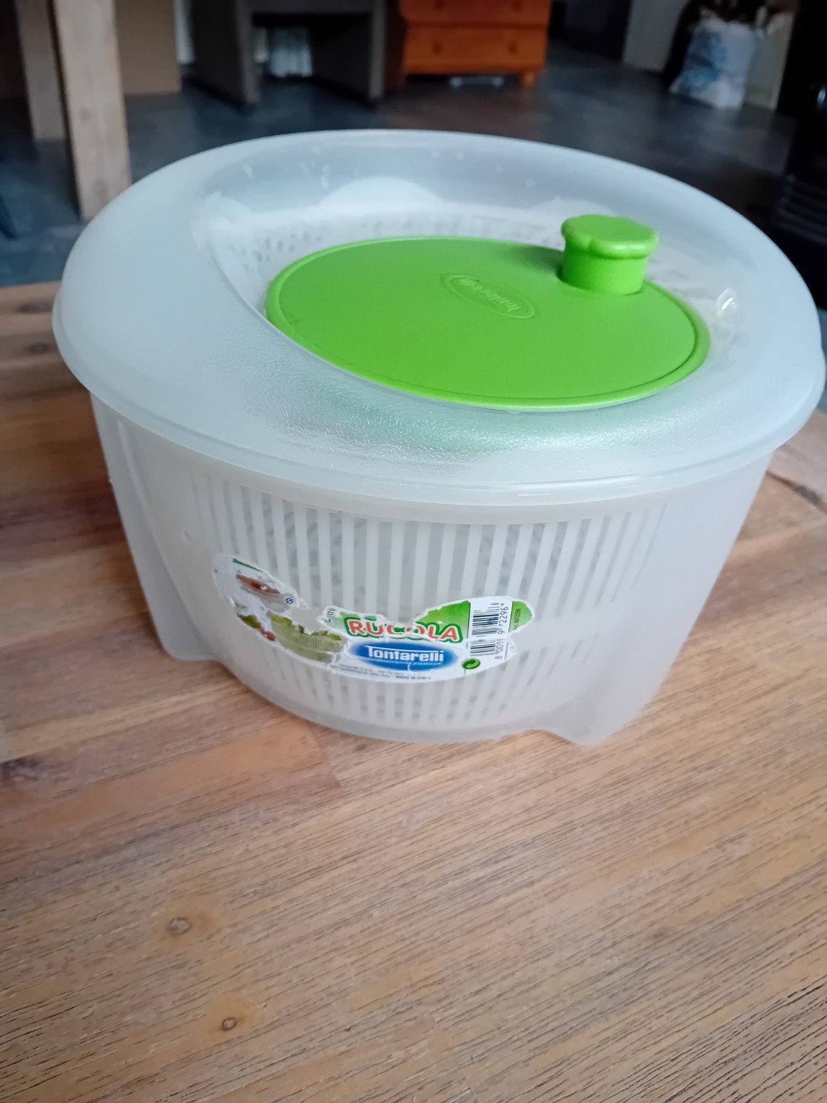 Saladeslinger - Groen en Wit - Zo goed als nieuw, Kunststof, Ophalen of Verzenden, Zo goed als nieuw, Overige merken