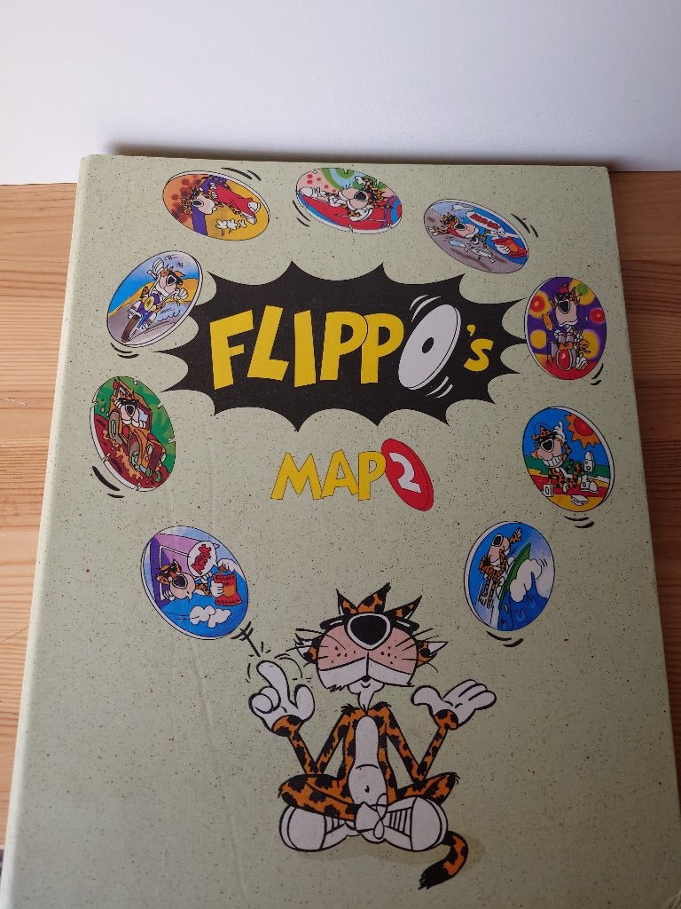 Flippo's Map 2 met World Flippo's en andere series, Ophalen of Verzenden, Spiek, Verzameling, Met verzamelmap(pen)