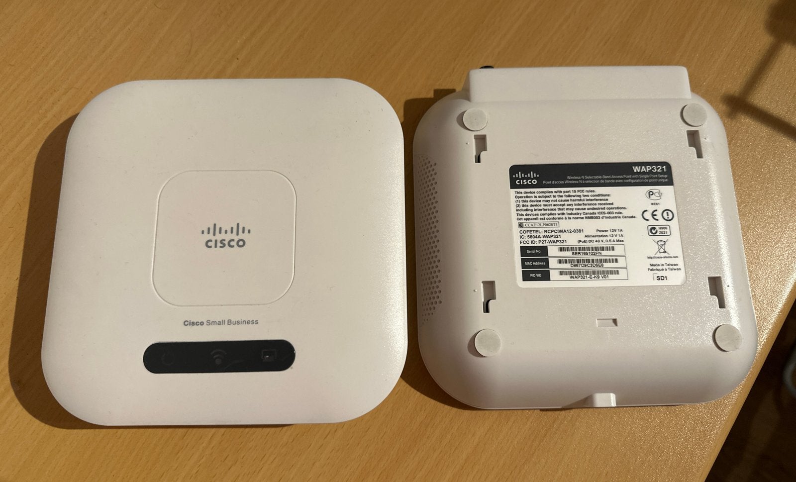 2x Cisco WAP321 Access Point, Ophalen of Verzenden, Gebruikt, Router