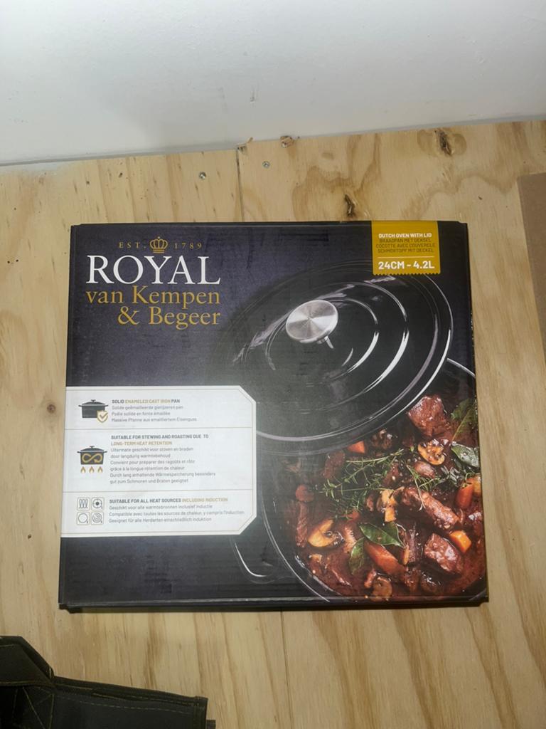 Nieuwe Royal van kempen van begeere braadpan, Ophalen of Verzenden, Nieuw, Gietijzer, Koekenpan of Braadpan