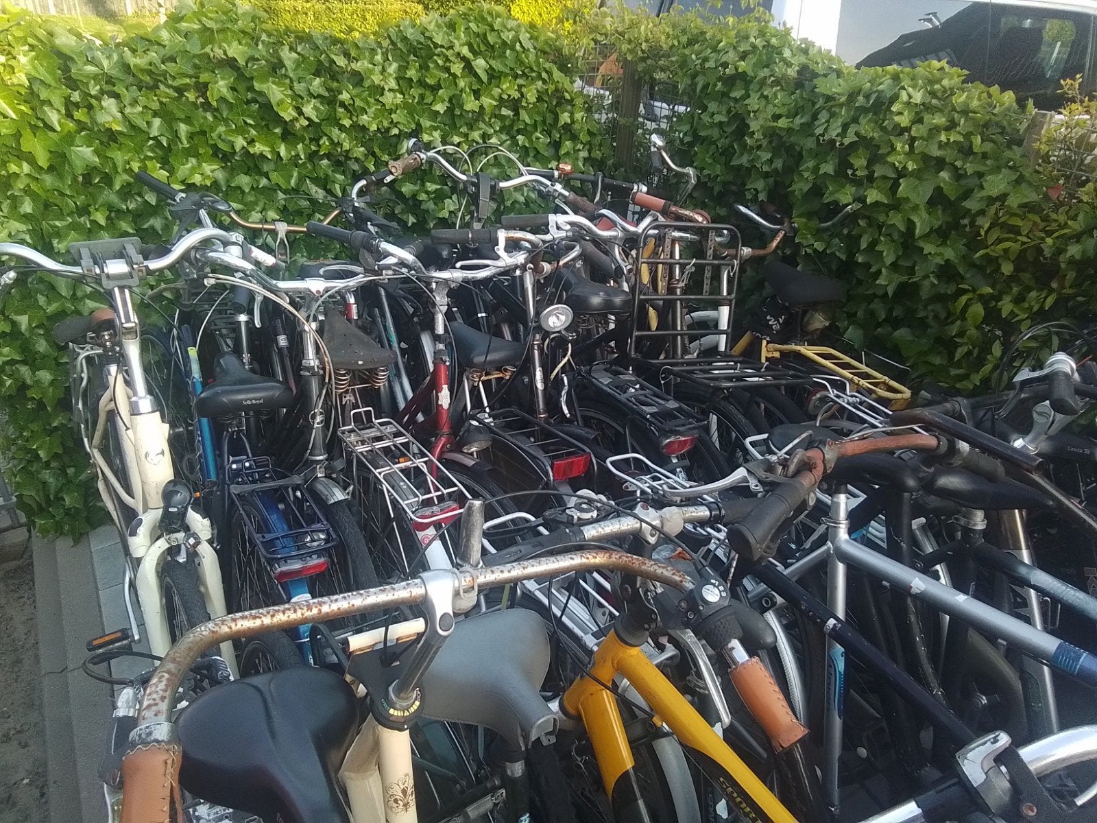Partij opknap fietsen 75 stuks, Ophalen, Gebruikt