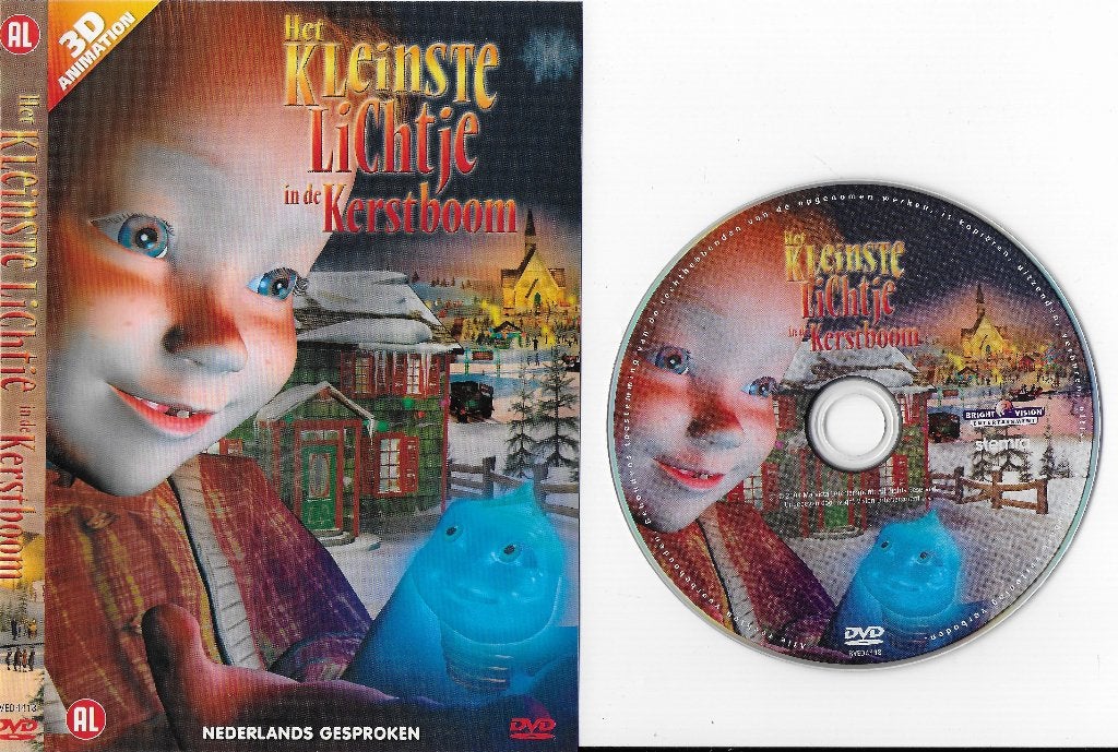 Kerst dvd --- het kleinste lichtje van de kerstboom =, Alle leeftijden, Ophalen of Verzenden, Zo goed als nieuw