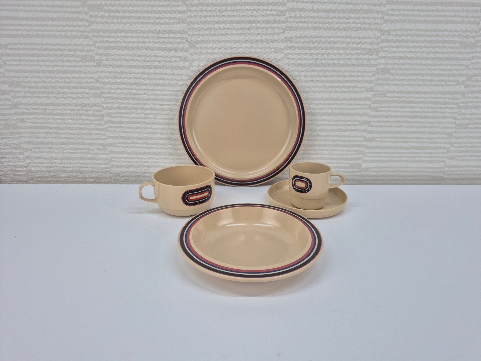Vintage jaren 60 Mepal Rosti kampeerservies melamine., Ophalen of Verzenden, ., ., .
