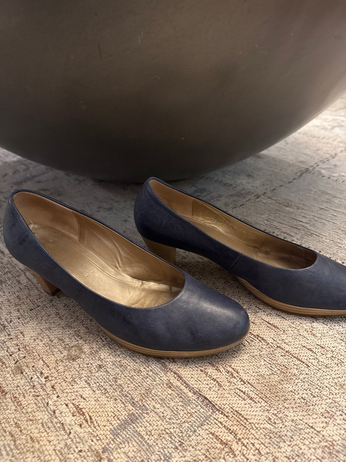 Gabor pumps maat 6,5 (39,5) Jeansblauw, Kleding | Dames, Ophalen of Verzenden, Gedragen, Blauw, Pumps